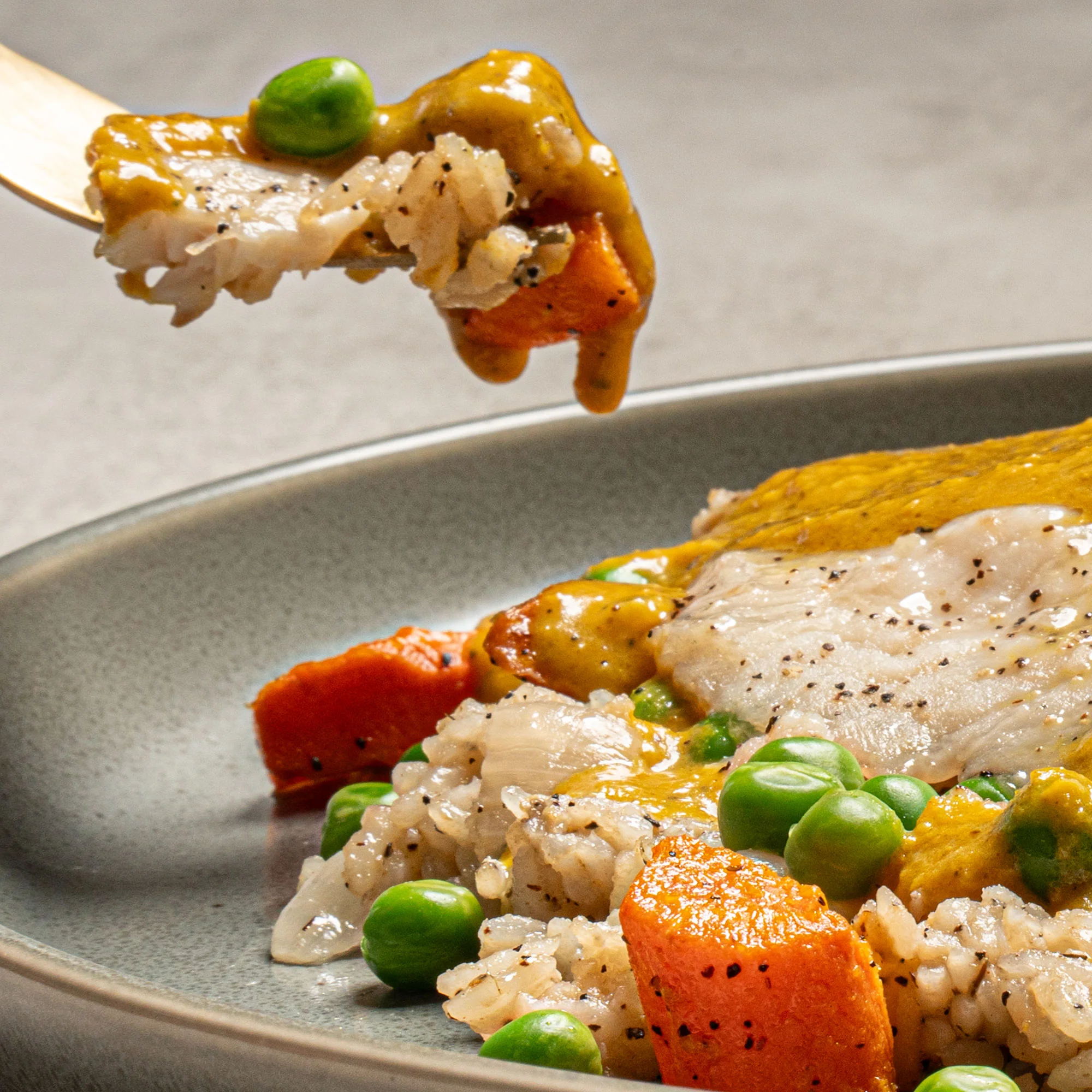 Coconut Curry Tilapia with Rice - Image 2